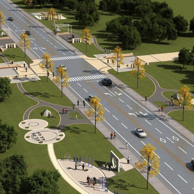路面 公路3D模型
